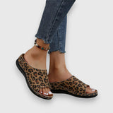 Tina | Udobne sandale s leopard uzorkom za moderan izgled