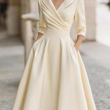 Lina – Satin Midi Dress