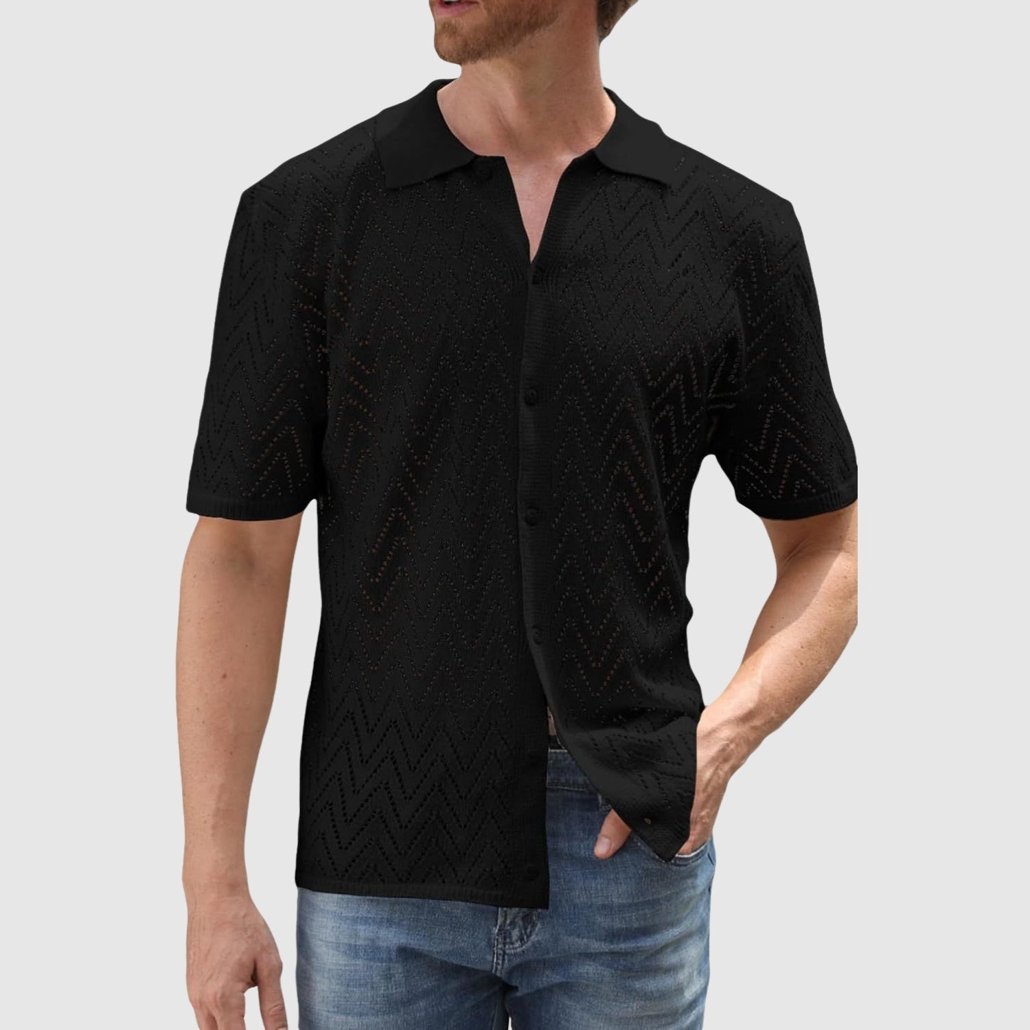 Árpád | Moderna elegantna majica s uzorkom