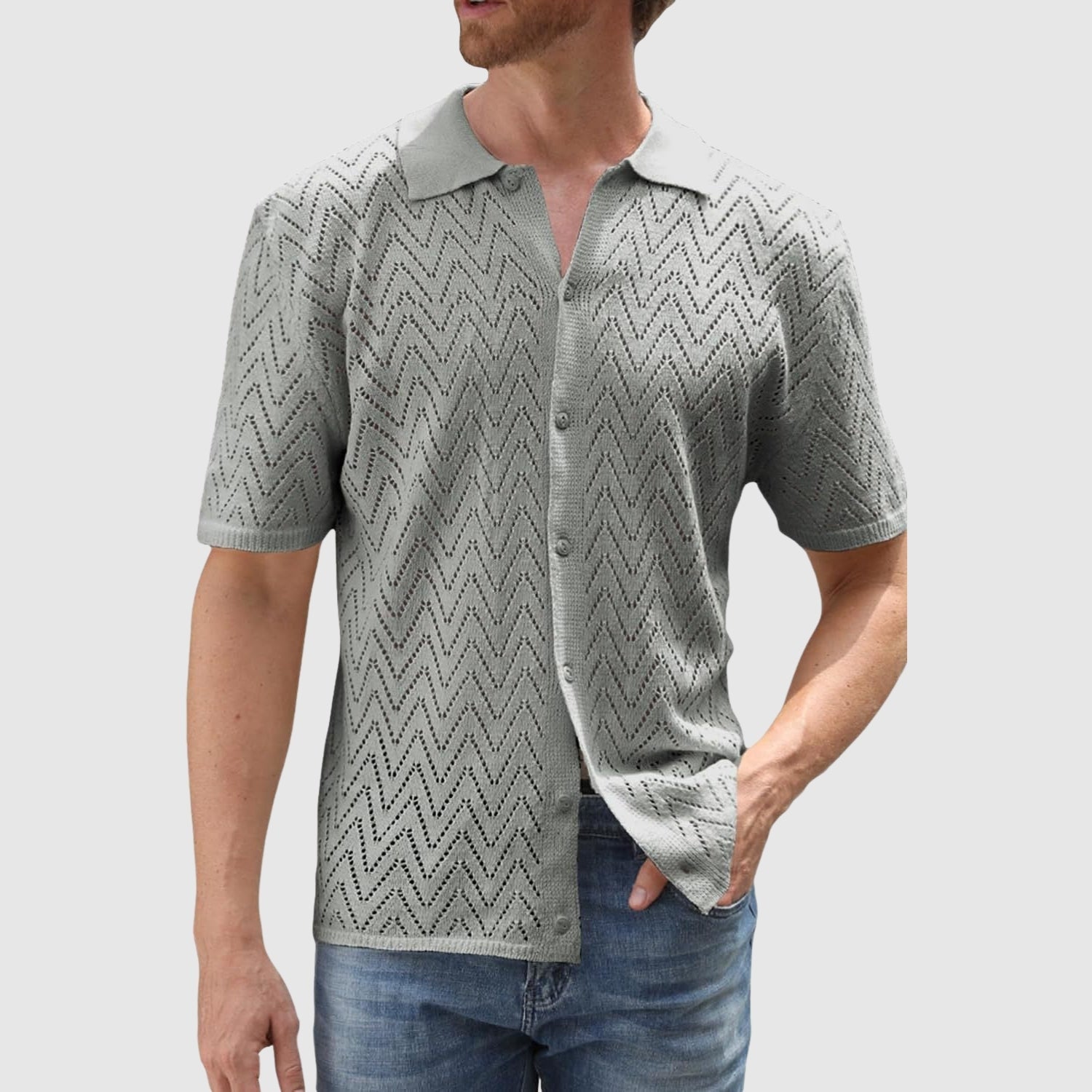 Árpád | Moderna elegantna majica s uzorkom