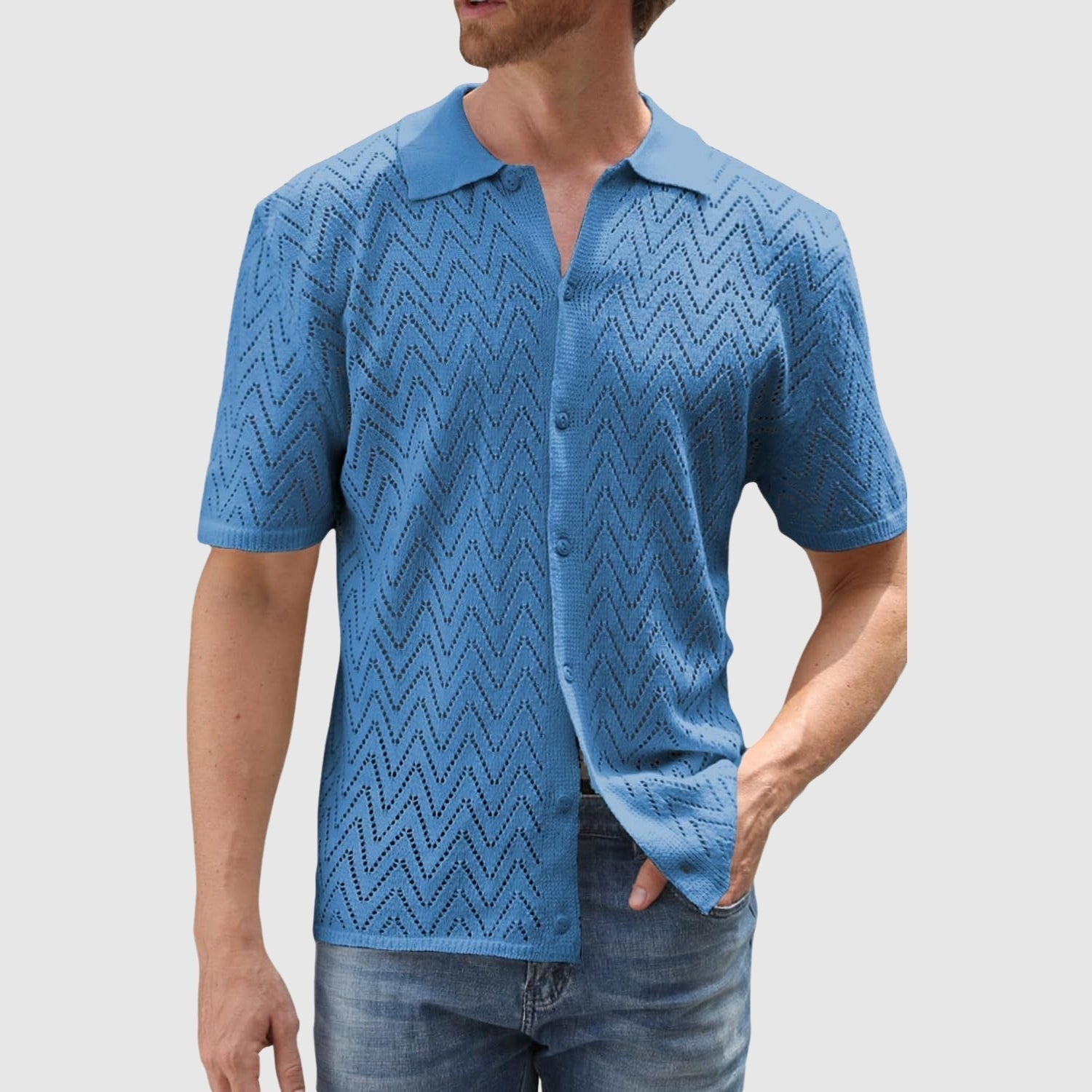 Árpád | Moderna elegantna majica s uzorkom