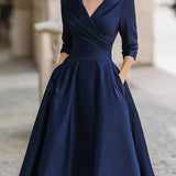 Lina – Satin Midi Dress