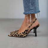 Seda | Elegantne ženske cipele s leopard uzorkom