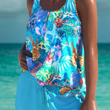 Trudy – Elegantni tankini s učinkom ravnog trbuha i odgovarajućim kratkim hlačama