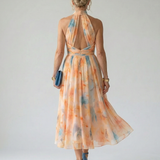 Lena | Midi Halter Haljina