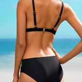 Splitbikini s gradijentom boje