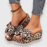 Mila | Udobne slip-on sandale s mašnom