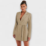 Zélia - V-izrez Blazer Haljina