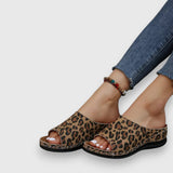 Tina | Udobne sandale s leopard uzorkom za moderan izgled
