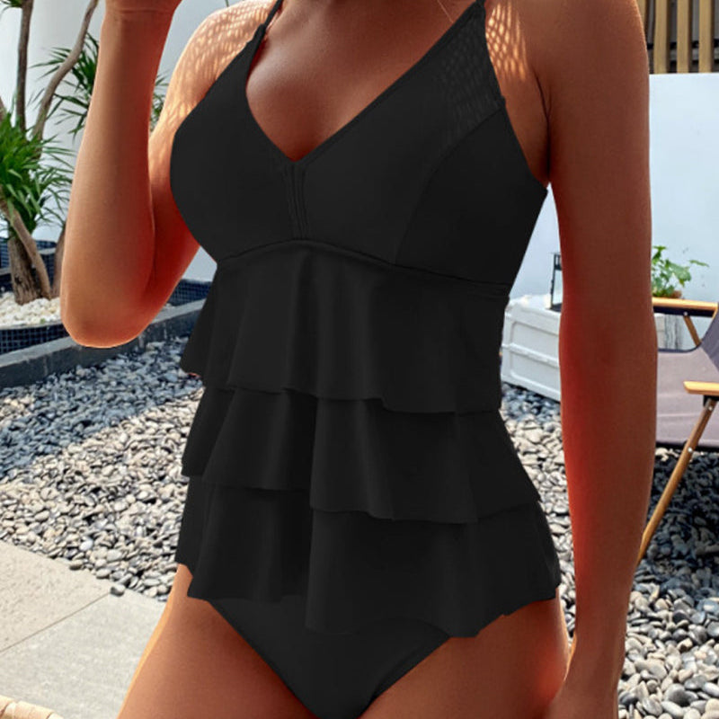 Lia - Elegantna kupaća kostim s stylish volanima