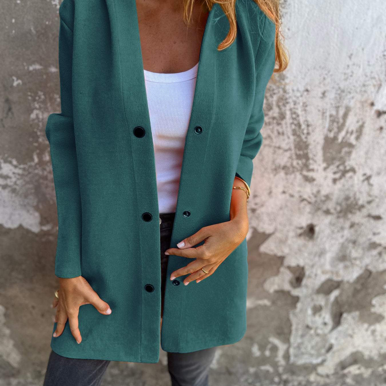 Lucija - Casual Cardigan s Kapuljačom
