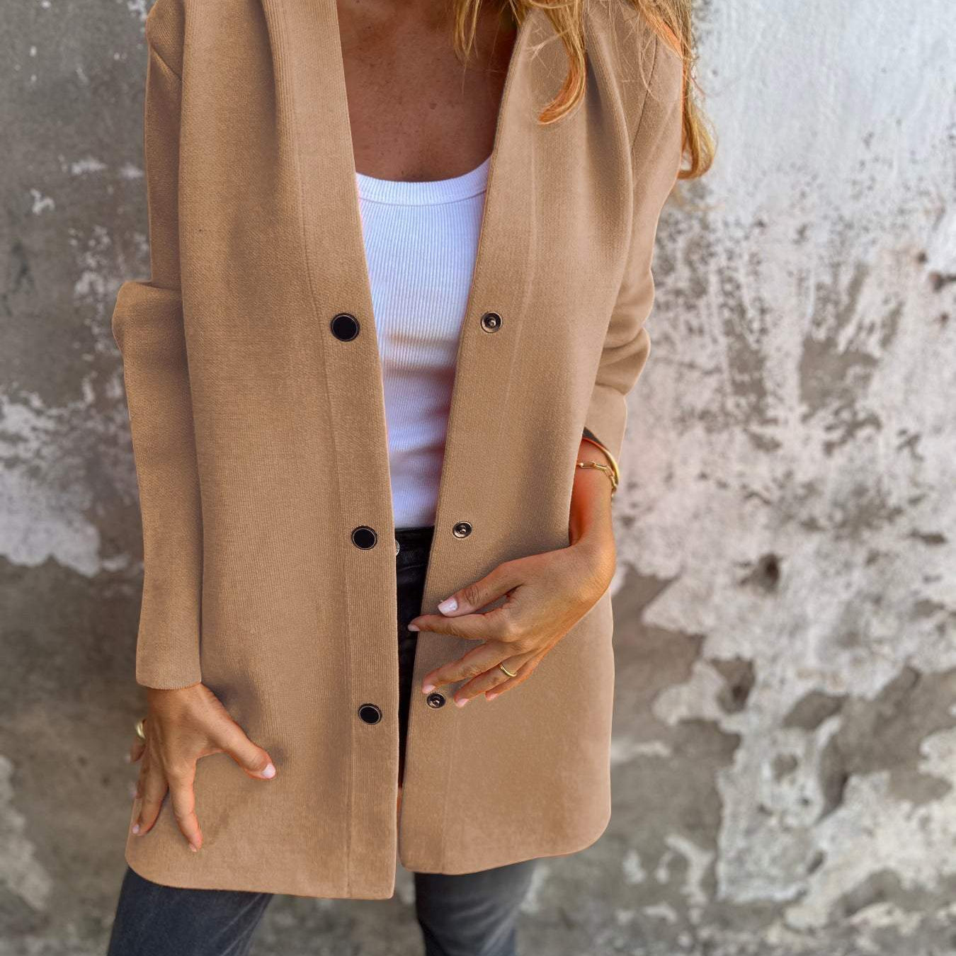 Lucija - Casual Cardigan s Kapuljačom