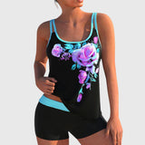 Flor – Cvjetni tankini s kratkim hlačama, efekt ravnog trbuha