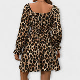 Catarina - Kratka haljina s leopard printom