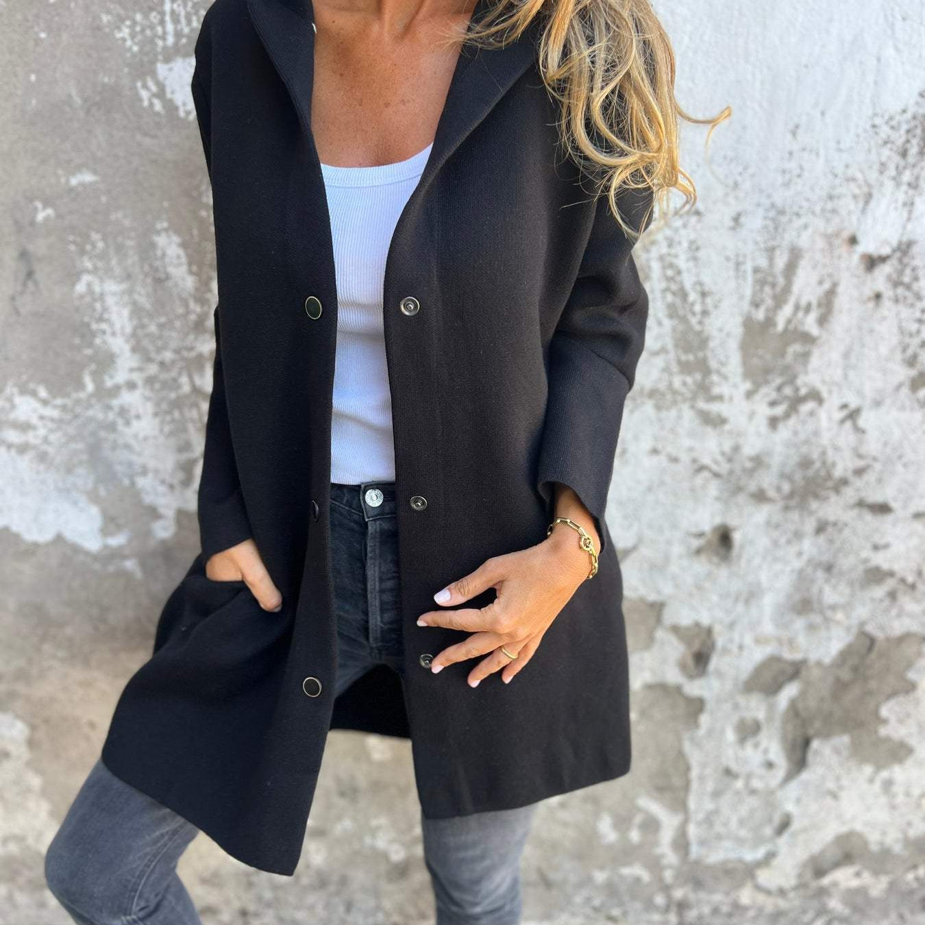 Lucija - Casual Cardigan s Kapuljačom