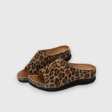 Tina | Udobne sandale s leopard uzorkom za moderan izgled