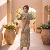 Calandra | Elegantna midi haljina
