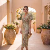 Calandra | Elegantna midi haljina