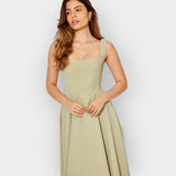 A-Line Midi Dress