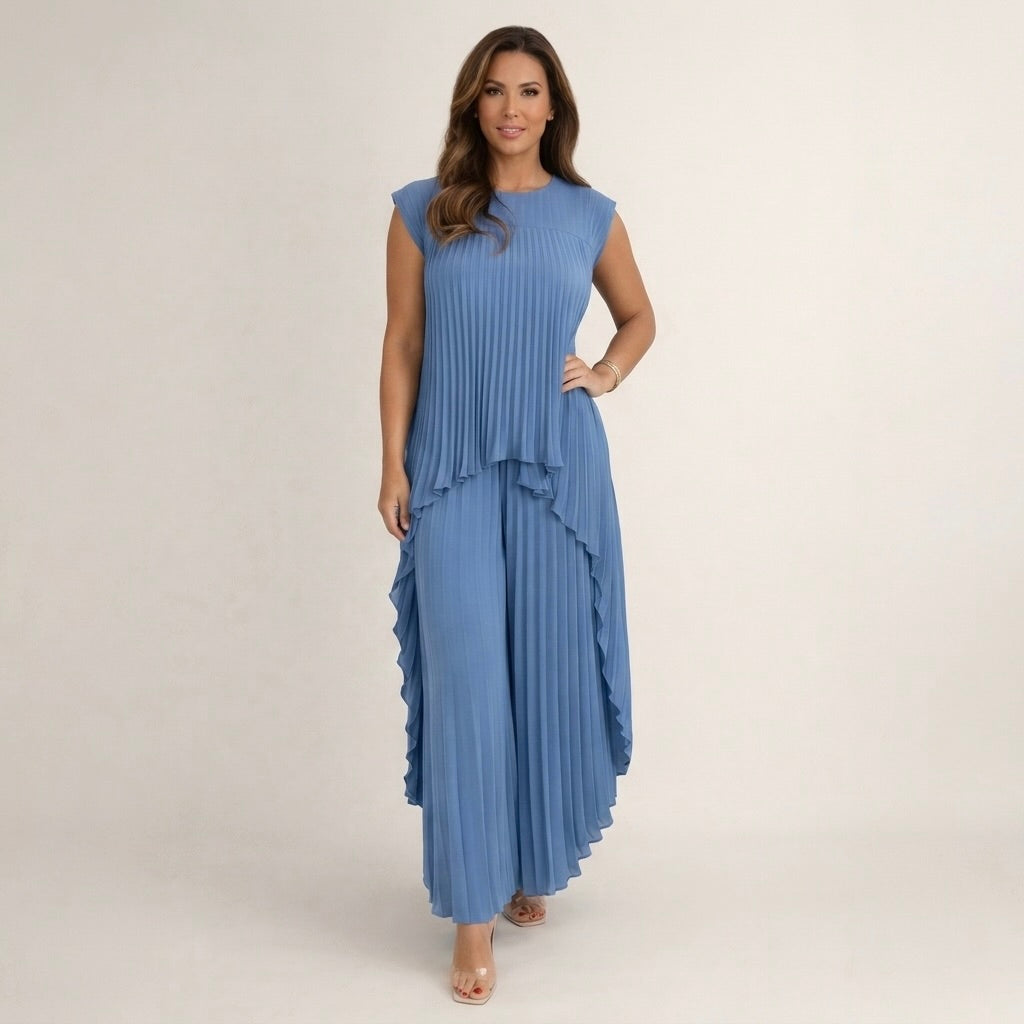 Halina | Elegantni plisirani komplet
