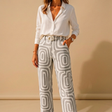 Camille | Elegantni Set Bluza - Remen