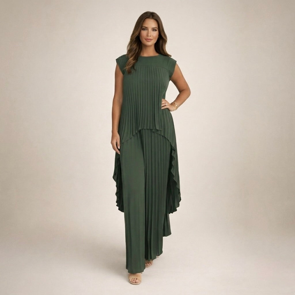 Halina | Elegantni plisirani komplet