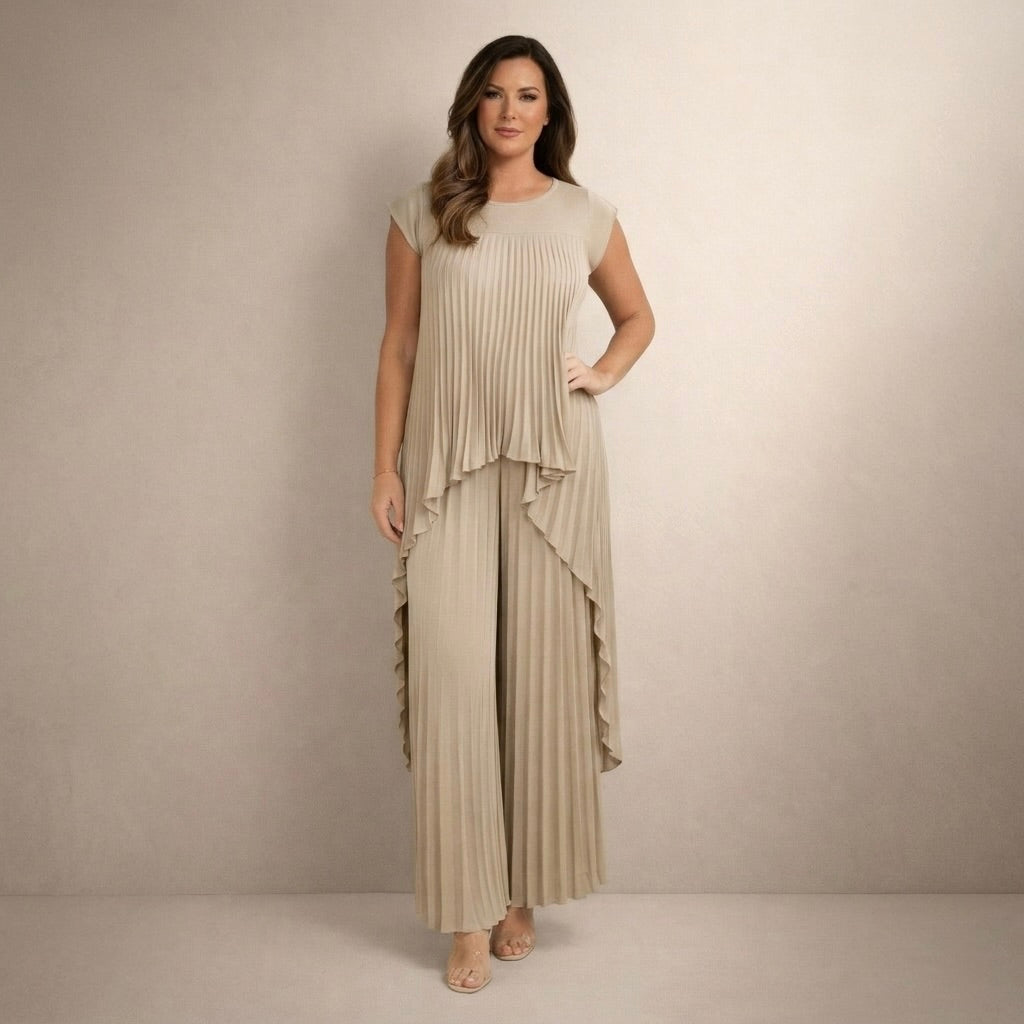 Halina | Elegantni plisirani komplet