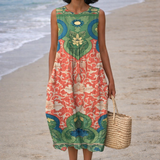 Vera | Midi haljina u boho stilu