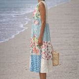 Valeria | Midi haljina s patchwork uzorkom