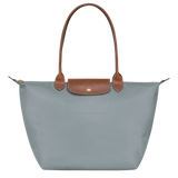 Longchamp - Velika Le Pliage torba, čelična