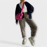Rozalija - Vintage traperice s leopard uzorkom