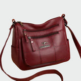 Hanna | Bordo Praktična Crossbody Torba