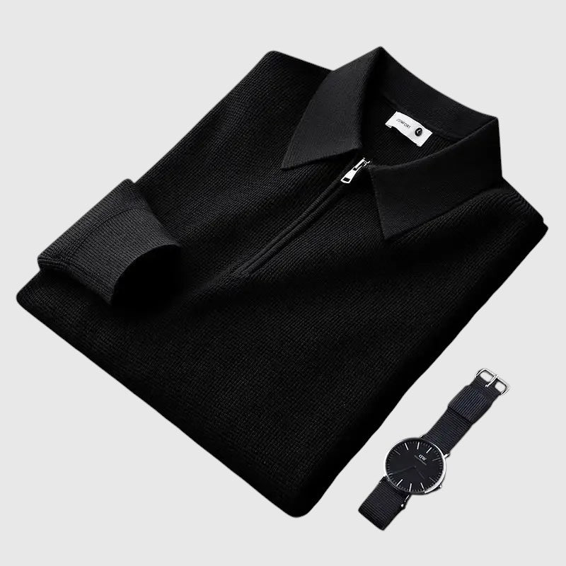 Ákos | Elegantni muški pulover s rajsferšlusom