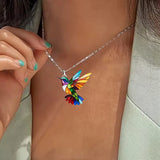 Eha - Prekrasna Ogrlica s Kolibri Motifom