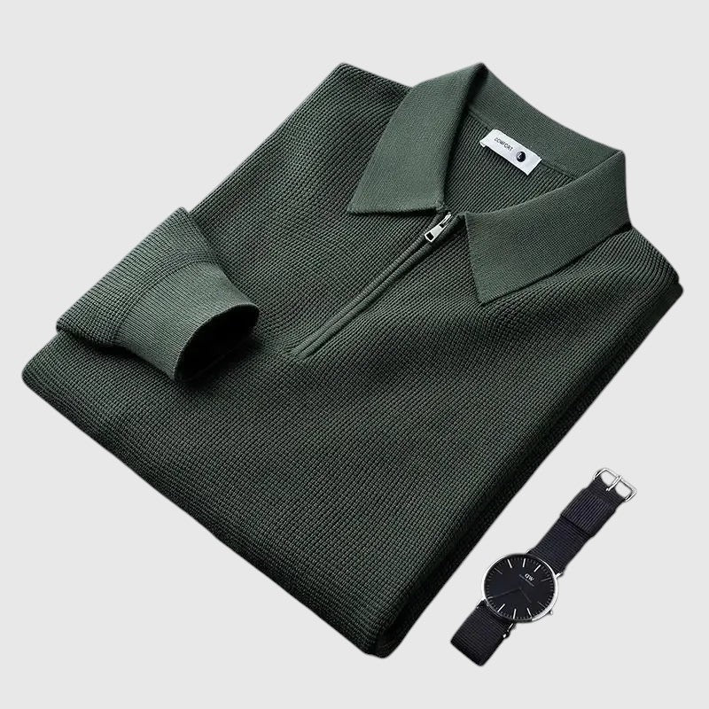 Ákos | Elegantni muški pulover s rajsferšlusom