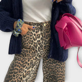 Rozalija - Vintage traperice s leopard uzorkom