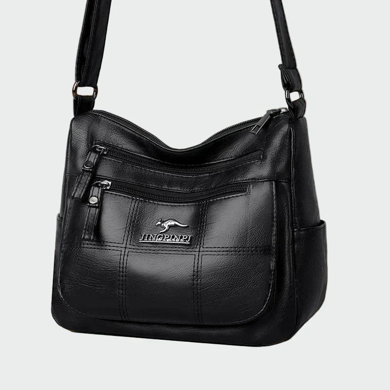 Hanna | Bordo Praktična Crossbody Torba