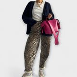 Rozalija - Vintage traperice s leopard uzorkom