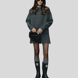 Velara - Pleteni Set - Oversize Pulover + Minica