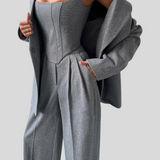 Dolce - Trodijelni Set S Dvorednim Blazerom