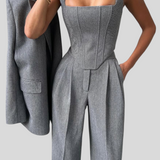 Dolce - Trodijelni Set S Dvorednim Blazerom