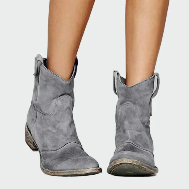 Móna | Vintage Velour Women's Boots