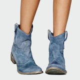 Móna | Vintage Velour Women's Boots