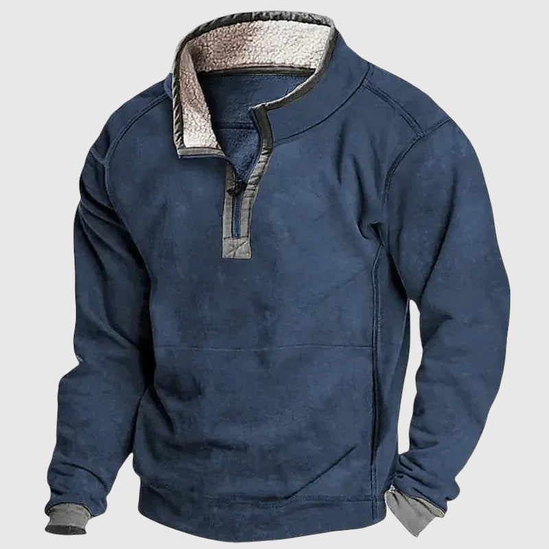 Dániel | Muški fleece pulover sa zipom
