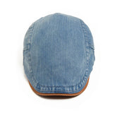Bloom™ | Premium Denim Flat Cap – Bezvremenski stil i svakodnevna udobnost