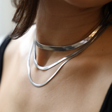 Glittering Snake Necklace