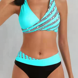 Mona - Printani Bikini u Toplim Nijansama