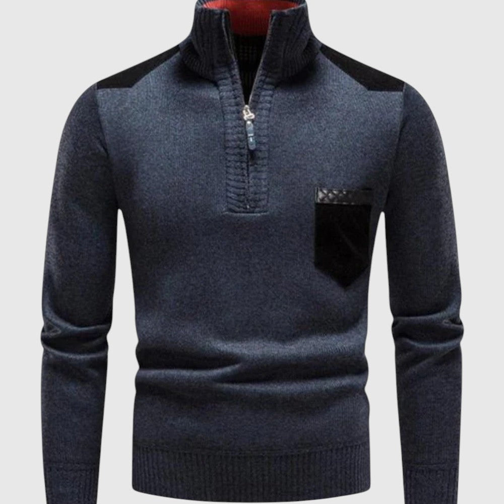 Zsolt | Vuna Men's Zippered Sweater
