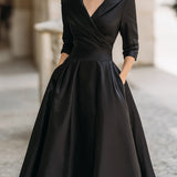Lina – Satin Midi Dress