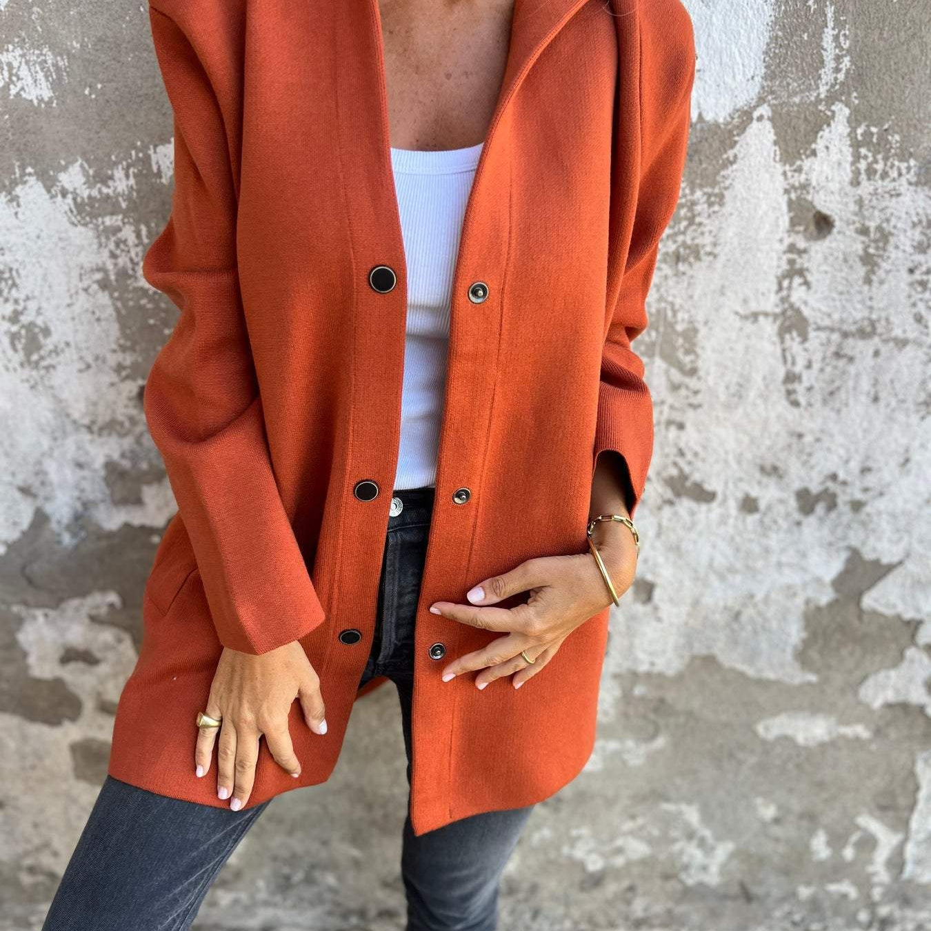 Lucija - Casual Cardigan s Kapuljačom